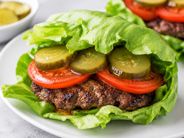Lettuce Wrap Smash Burger | Recipes | Fitnesswithrea